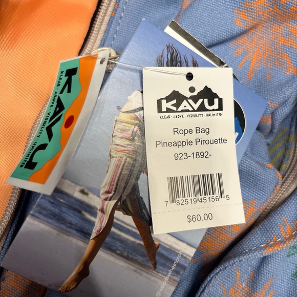 NWT Kavu Rope Bag-Pineapple Pirouette - Picture 5 of 5